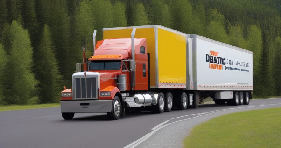 Image of a diabetic truck driver behind the wheel of a semi-truck